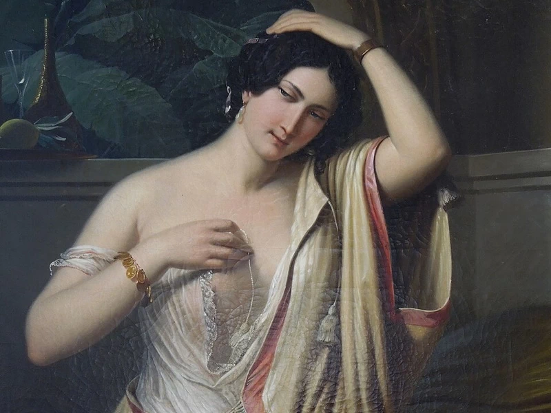 1788-Édouard-Henri-Théophile Pingret - L'Almée - Nizza, Museo Masséna
